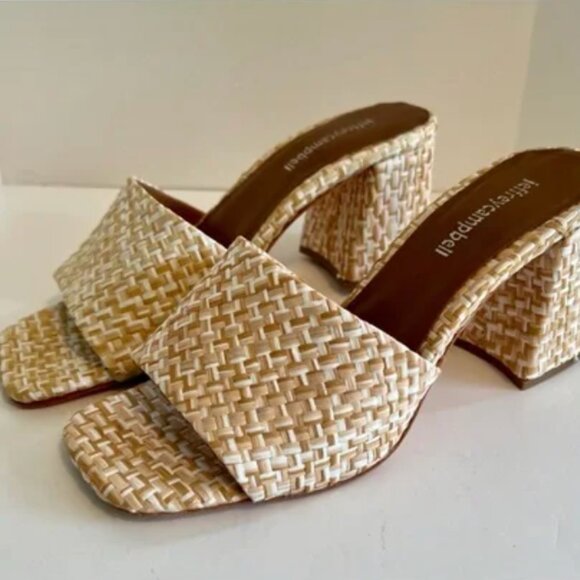 Jeffrey Campbell Melange Raffia Woven Sandals, Size 8 (RUN LARGE) - Picture 5 of 7